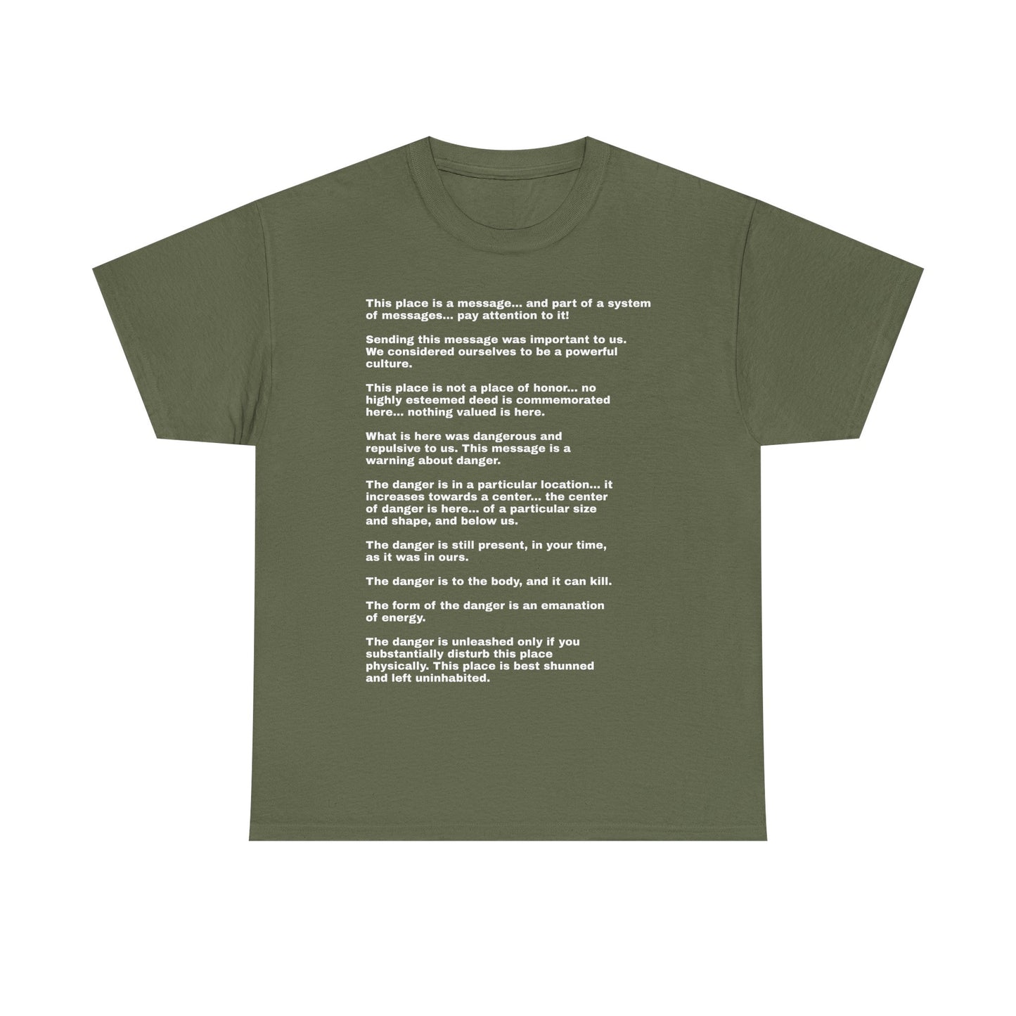 this is not a place of honor full poem black unisex tee