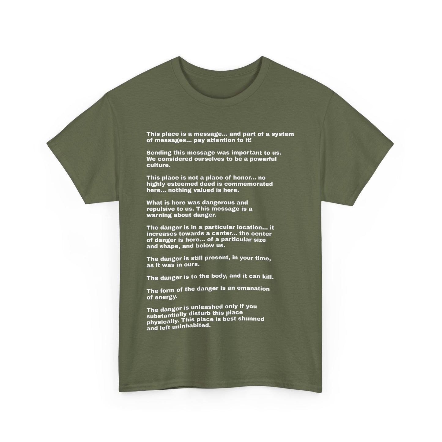 this is not a place of honor full poem black unisex tee