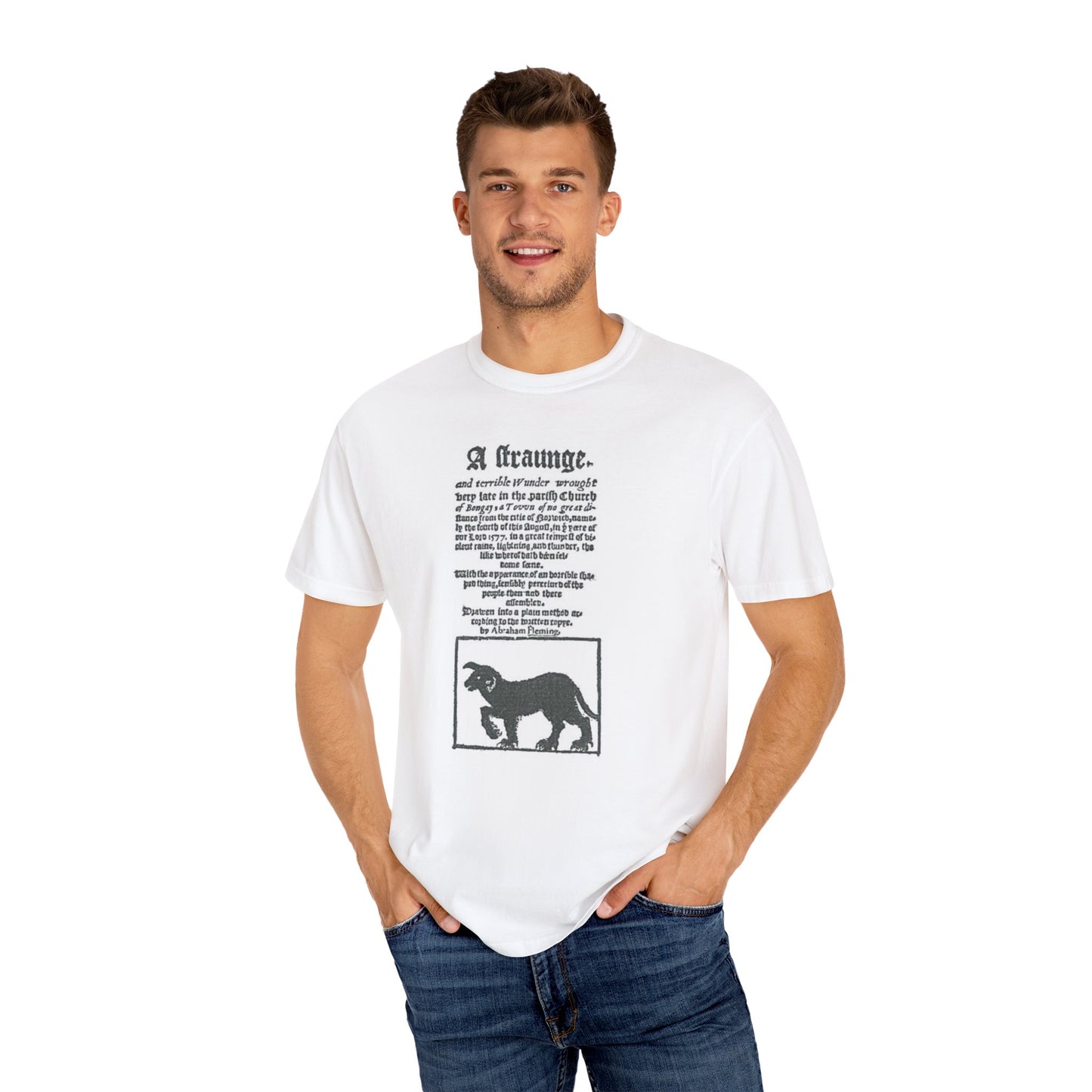 black shuck local interest norfolk/suffolk east anglia unisex white t-shirt