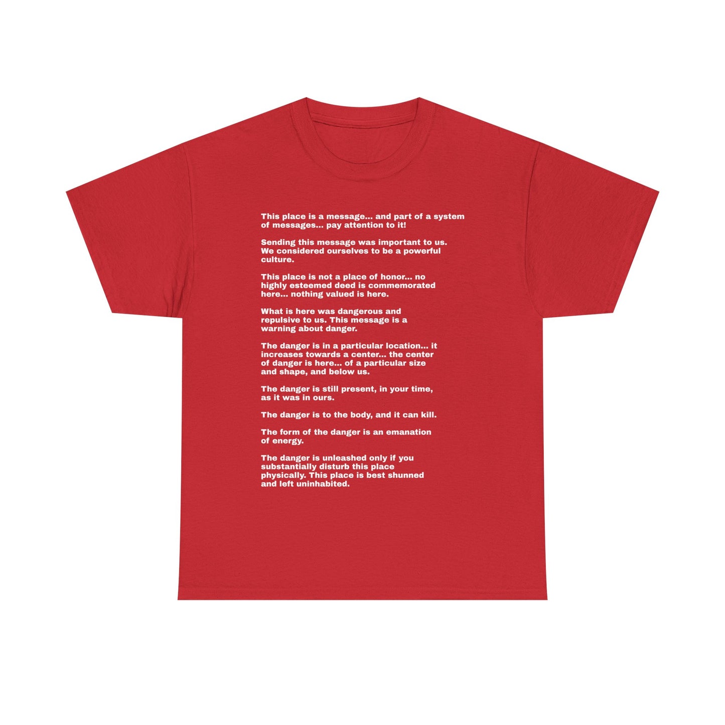 this is not a place of honor full poem black unisex tee