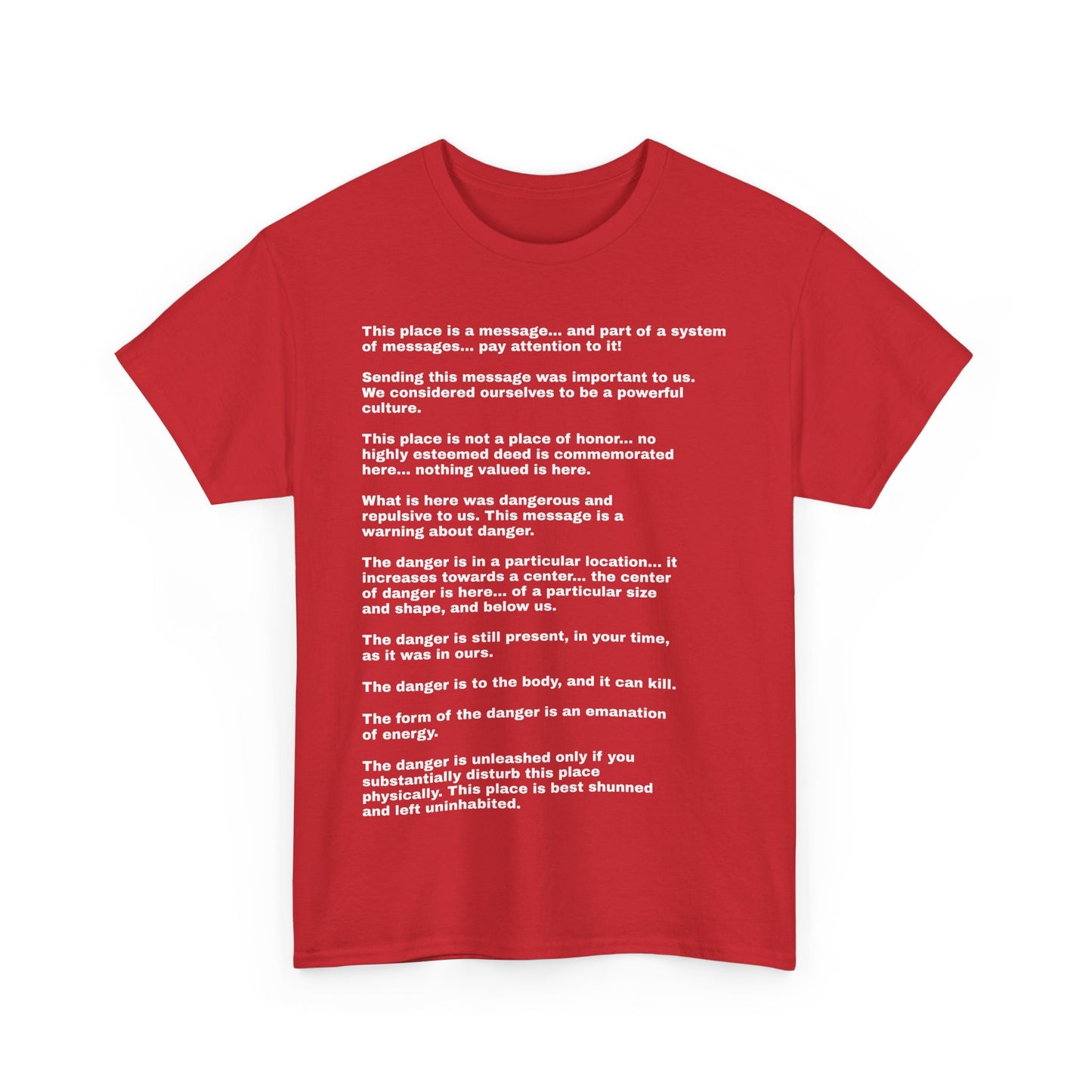 this is not a place of honor full poem black unisex tee