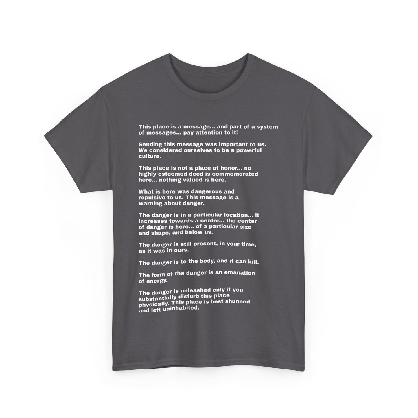 this is not a place of honor full poem black unisex tee