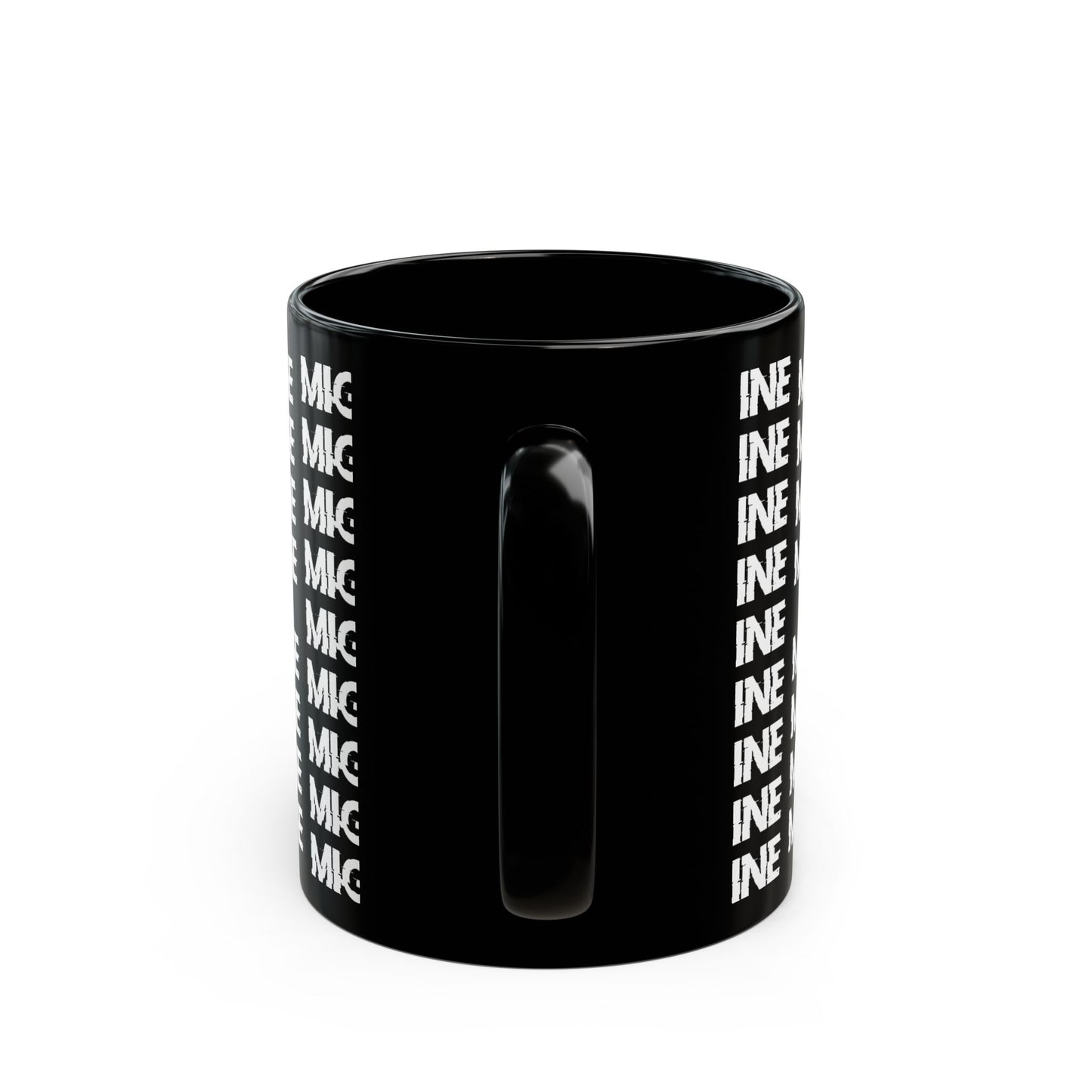 migraine black mug
