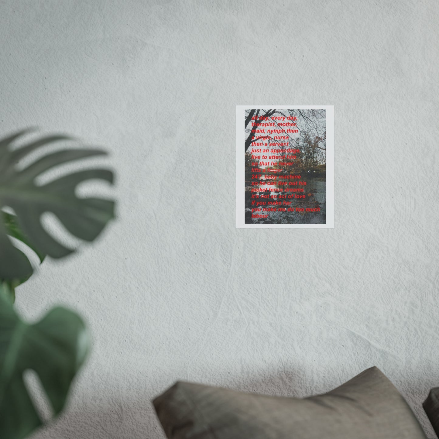 too much labour / paris paloma 8x10 fine art print