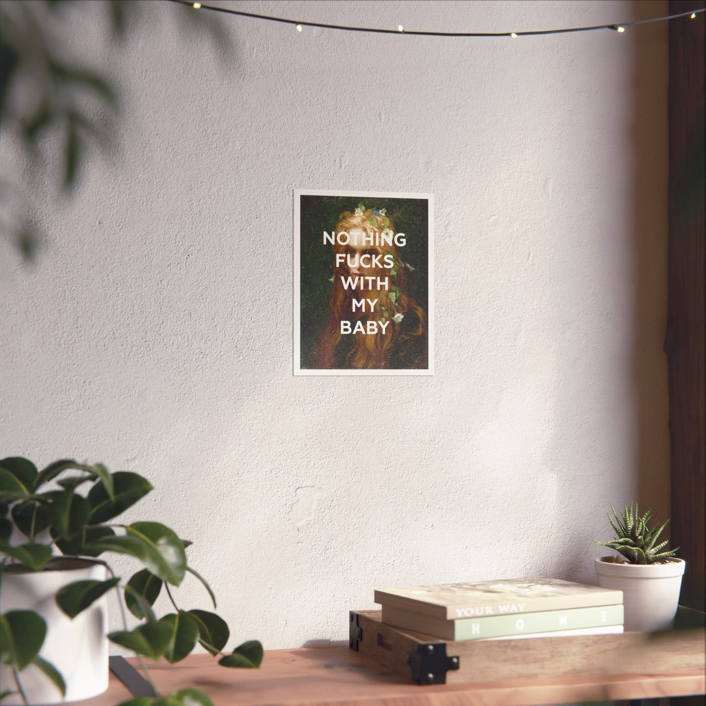 nfwmb - nothing fucks with my baby - 8x10 fine art print