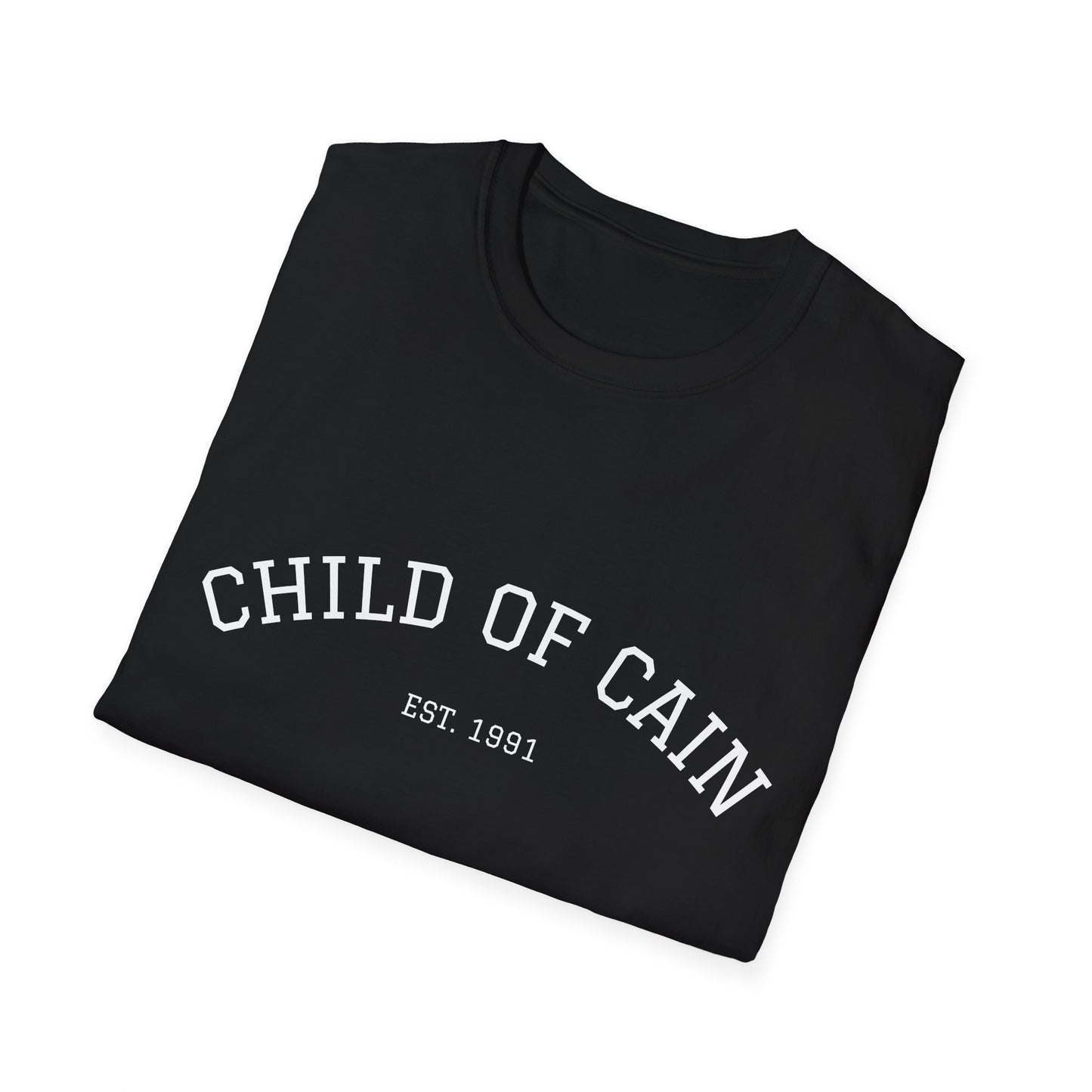 child of cain black unisex tee