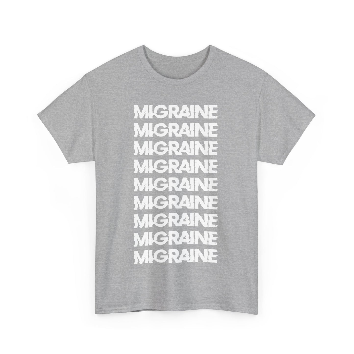 migraine black unisex tee