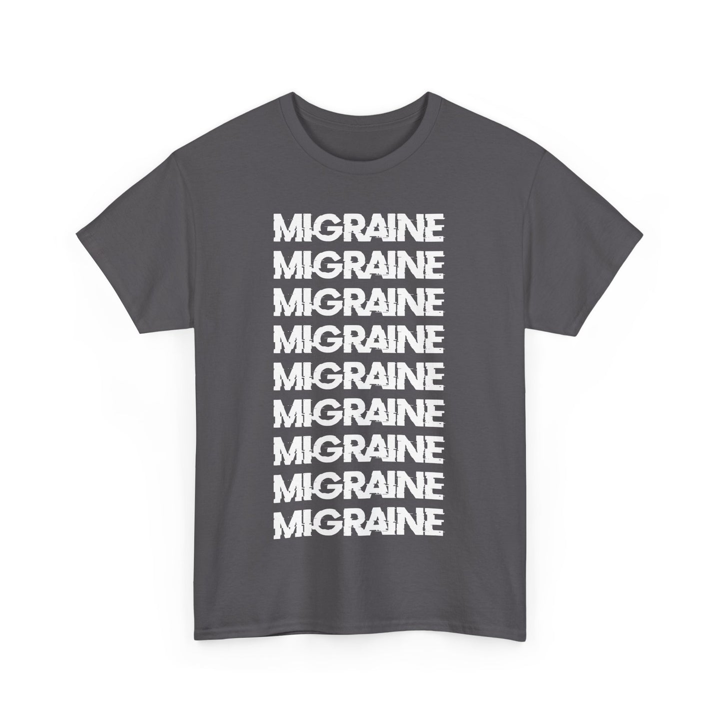 migraine black unisex tee
