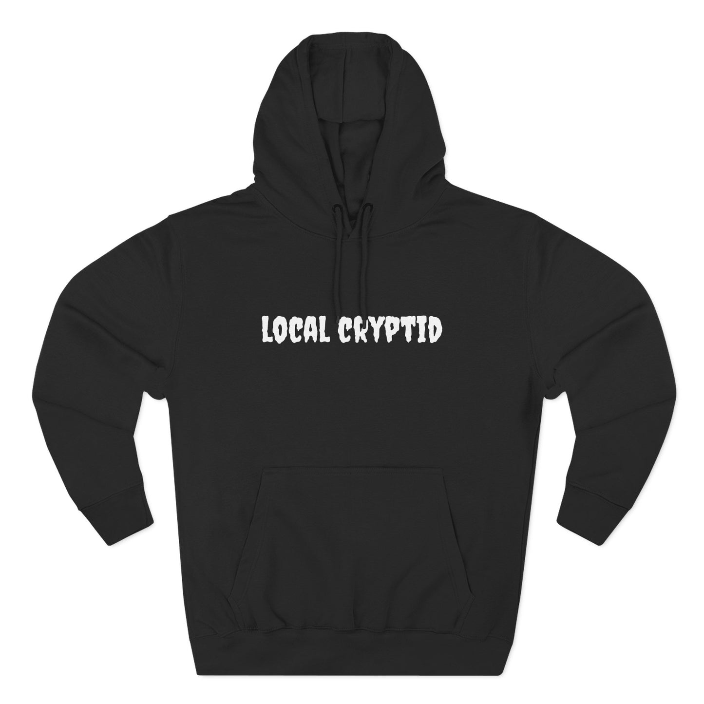 local cryptid black unisex hoodie