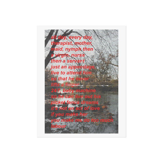 too much labour / paris paloma 8x10 fine art print