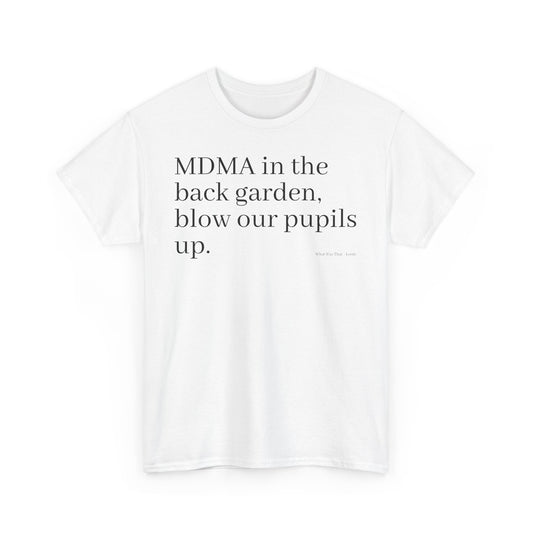 what was that - lorde, white unisex tee