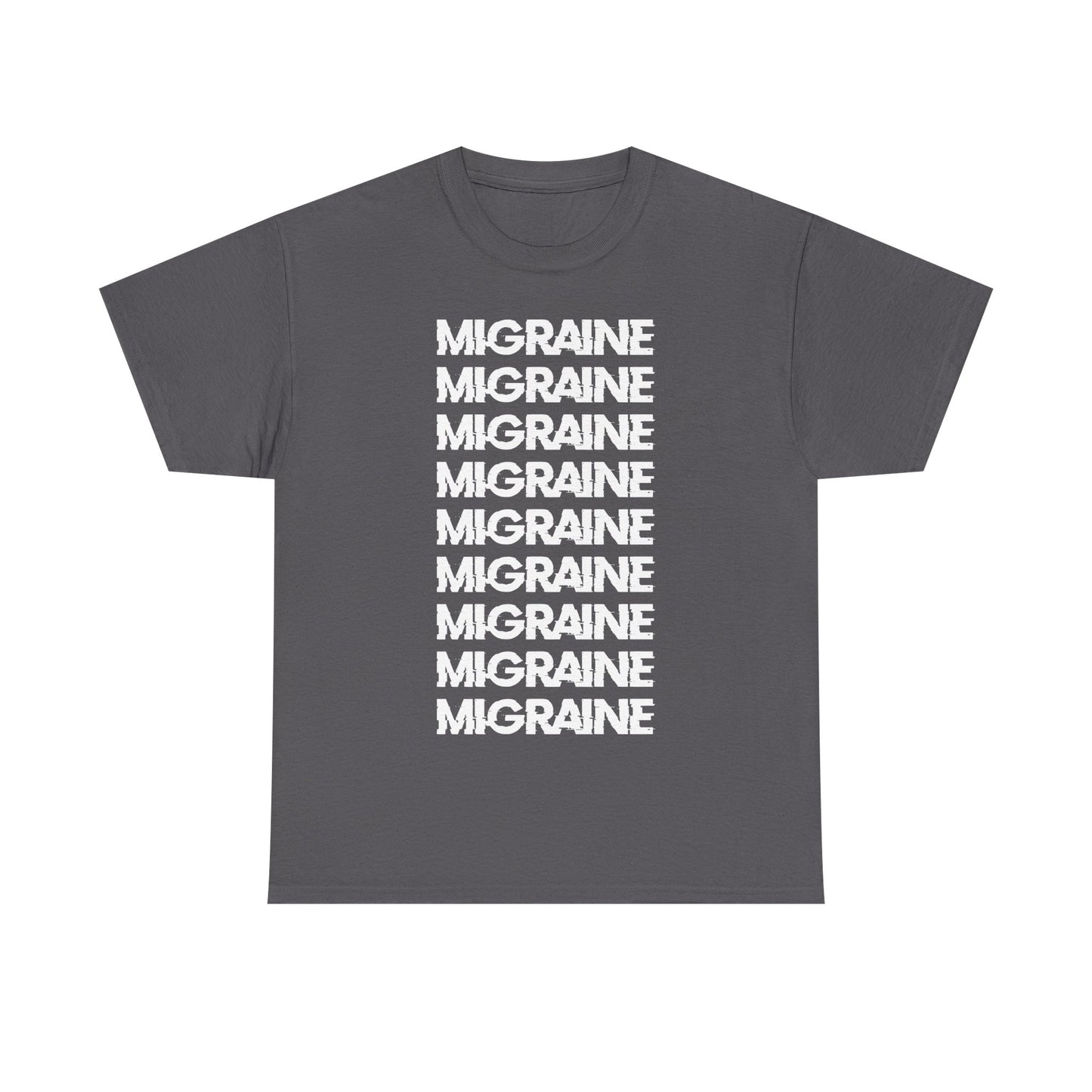 migraine black unisex tee