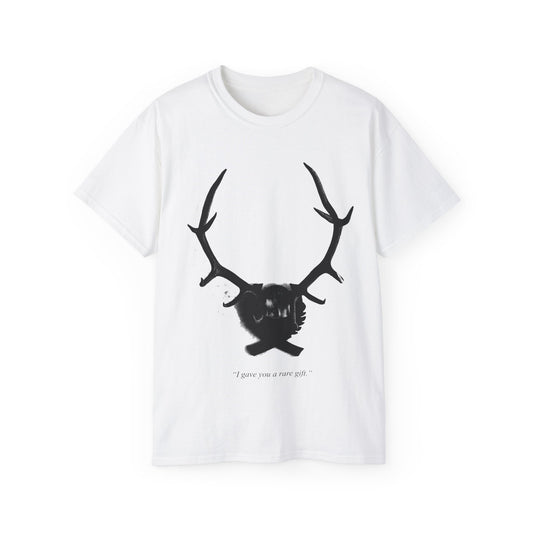 i gave you a rare gift hannibal white unisex tee