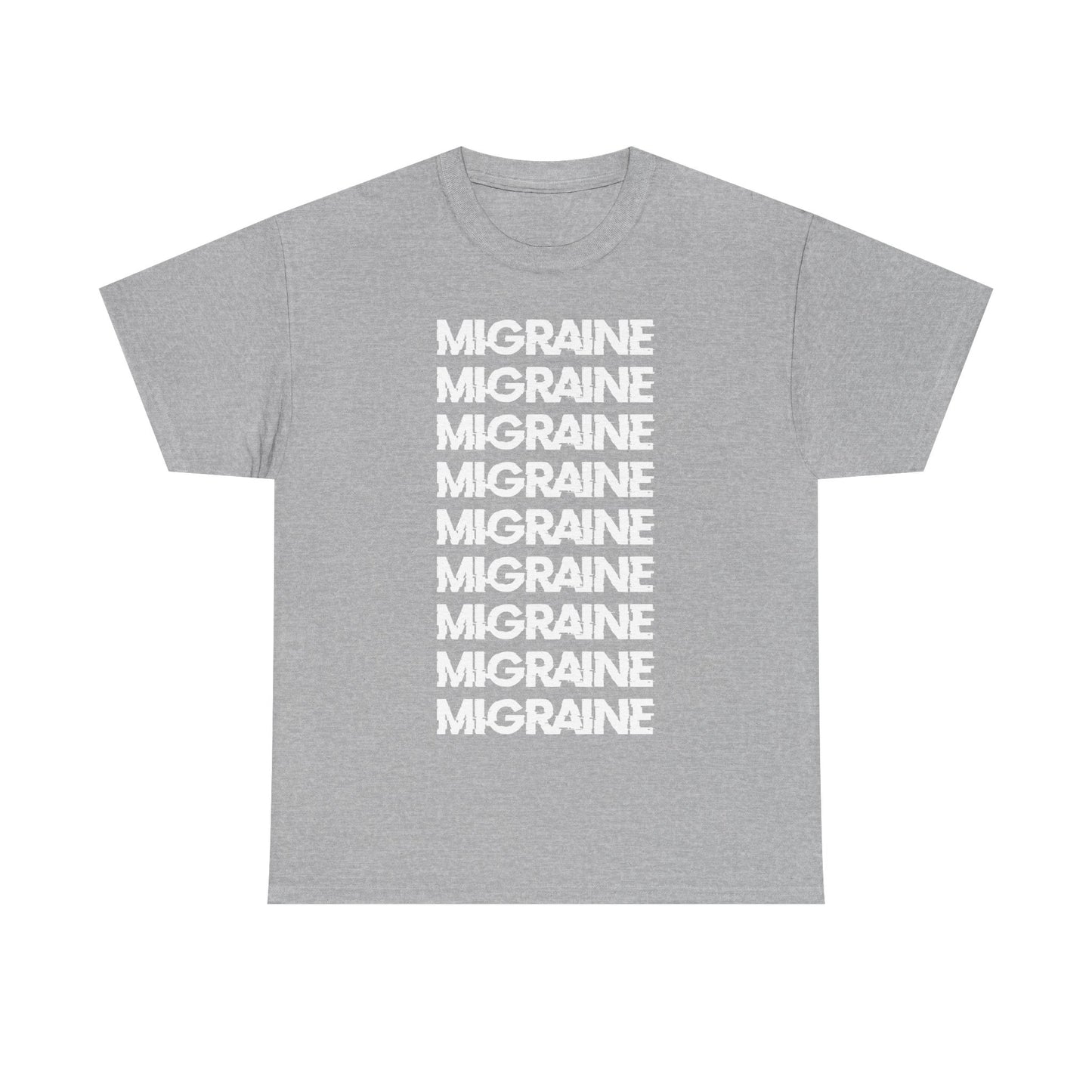 migraine black unisex tee