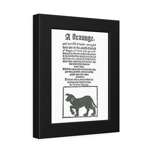 black shuck local interest east anglia / norfolk / suffolk 8x6 framed art print