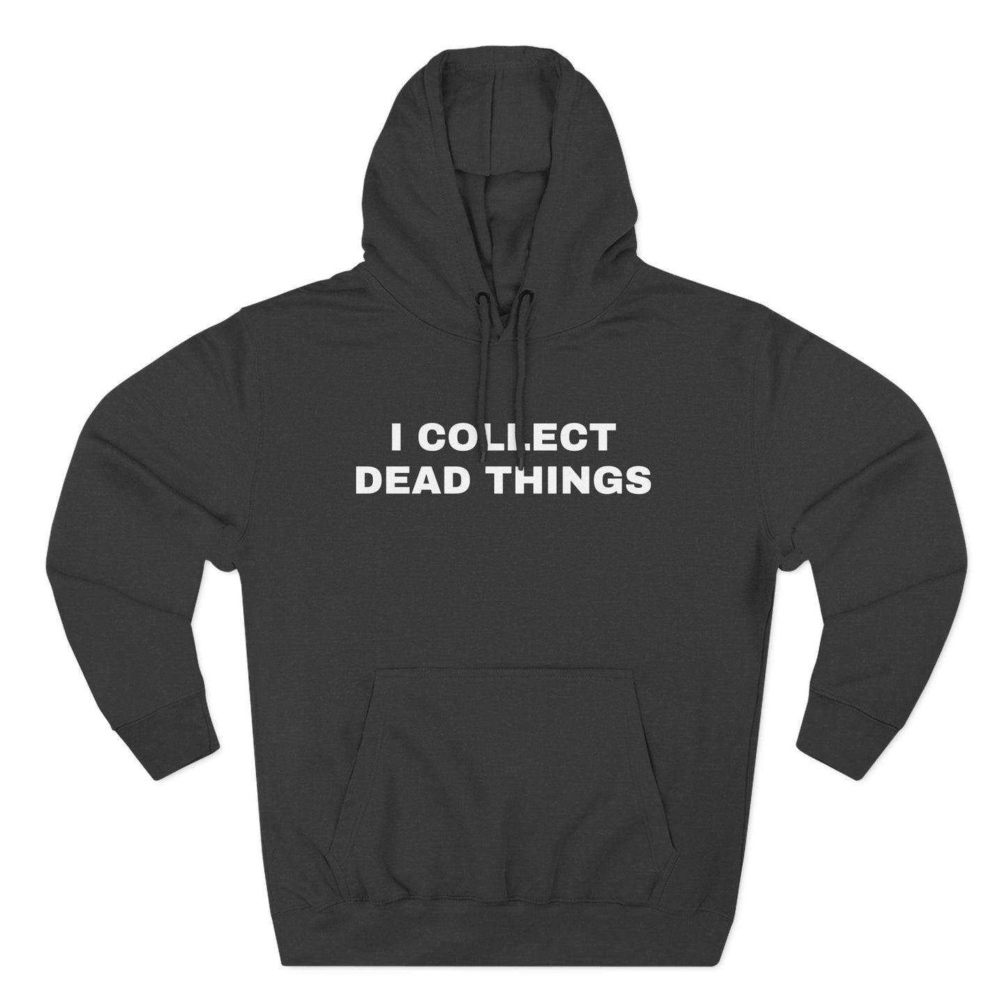 i collect dead things black unisex hoodie
