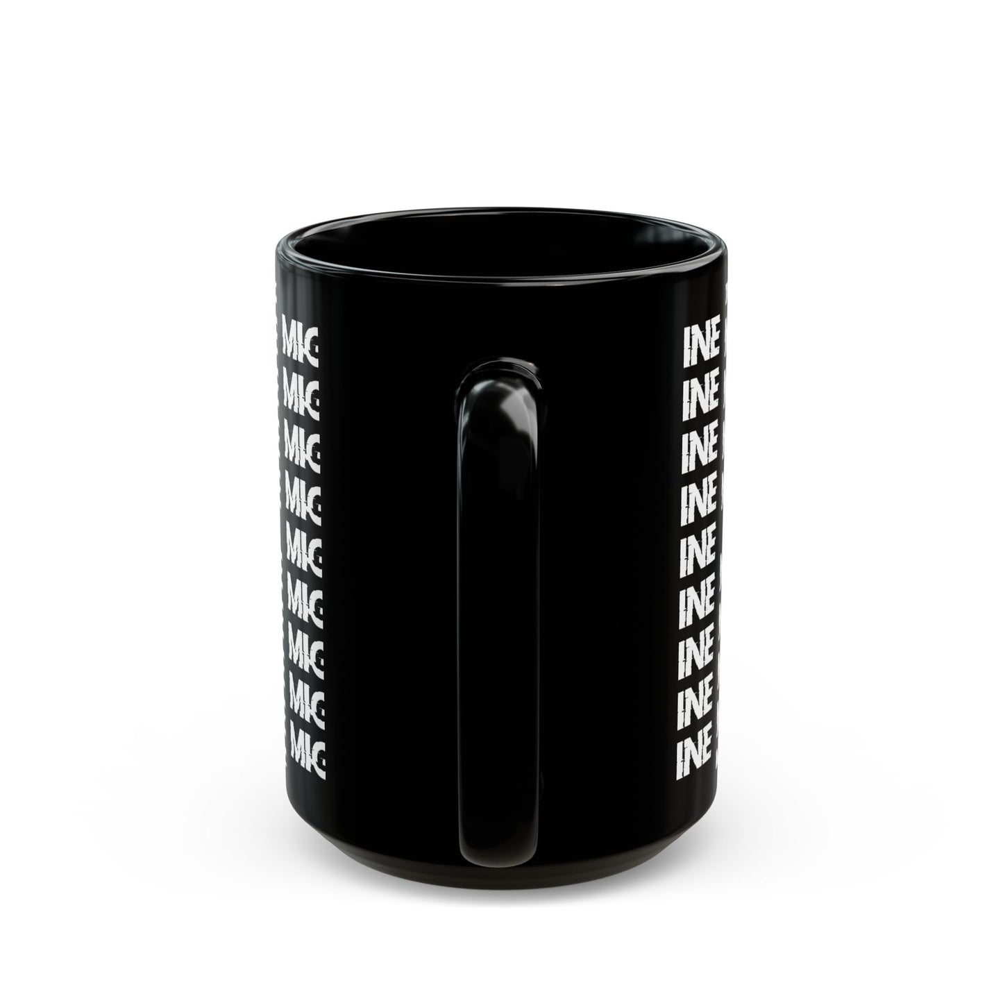 migraine black mug